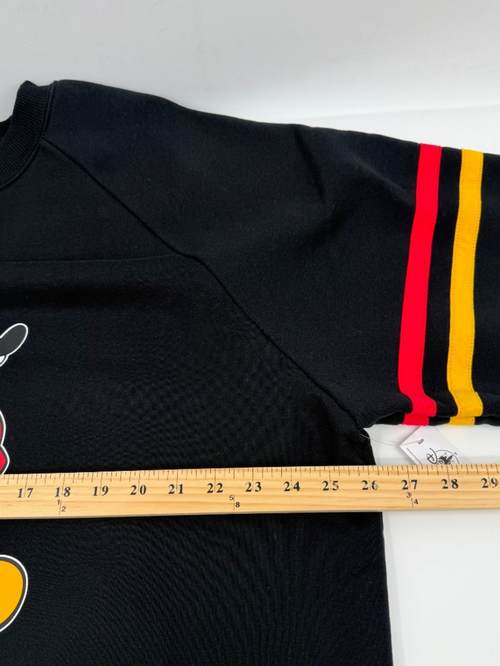 Disney Mickey Mouse Sweatshirt Adult XXL Black Disneyland Crew Neck Classic - Picture 9 of 11